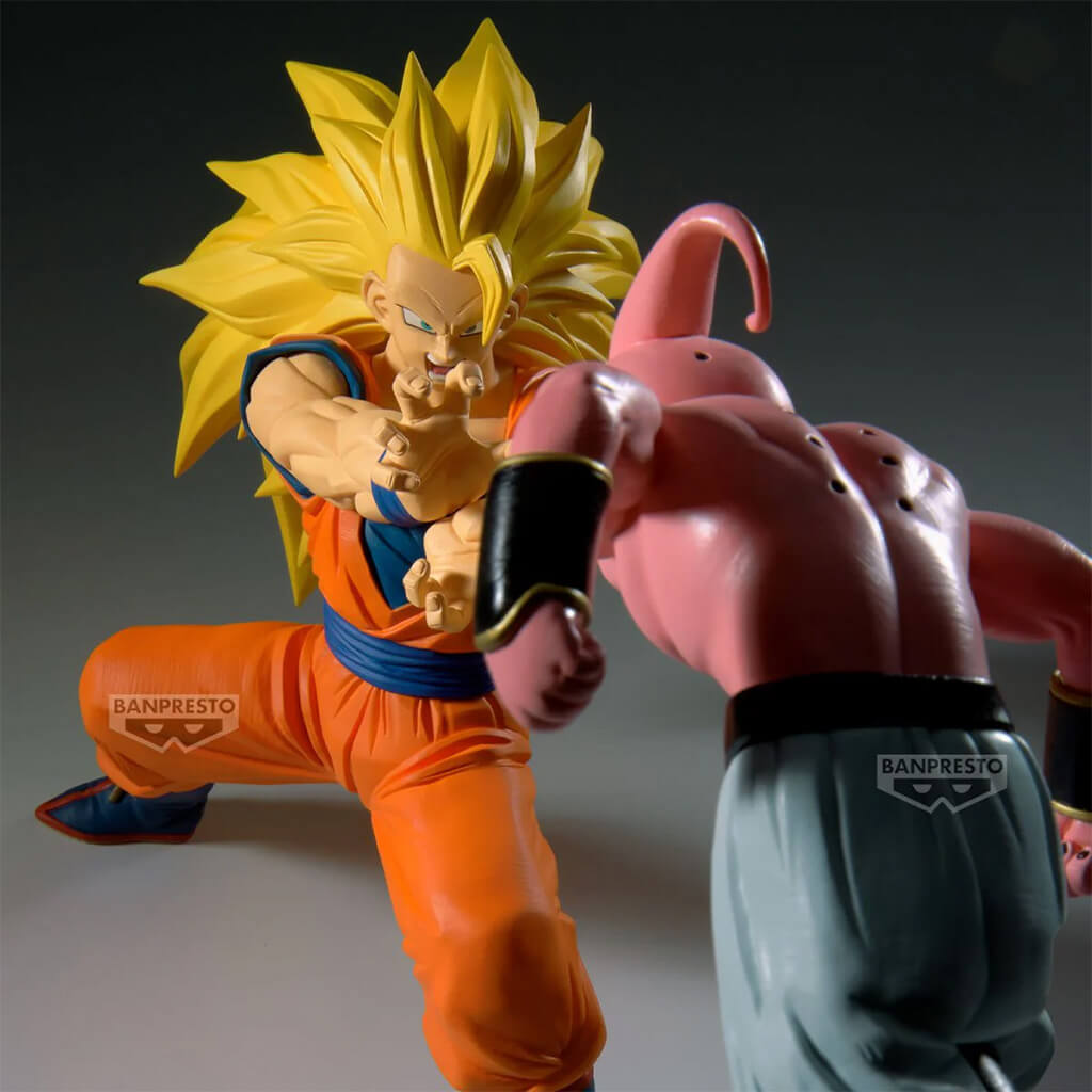 DRAGON BALL Z - FIGURAS SON GOKU SSJ3 VS MAJIN BUU PURE MATCH MAKERS