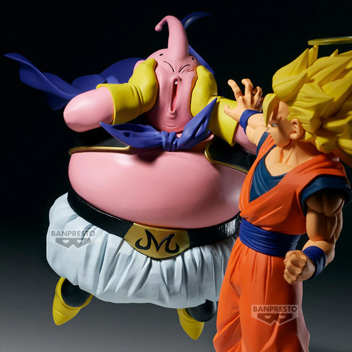 DRAGON BALL Z - FIGURINES SON GOKU SSJ3 & MAJIN BUU MATCH MAKERS