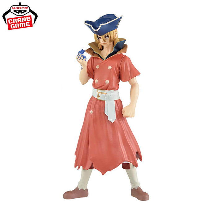 Dr. STONE - FIGURAS SENKU ISHIGAMI, RYUSUI NANAMI & GEN ASAGIRI (SPECIAL) FIGURE OF STONE WORLD