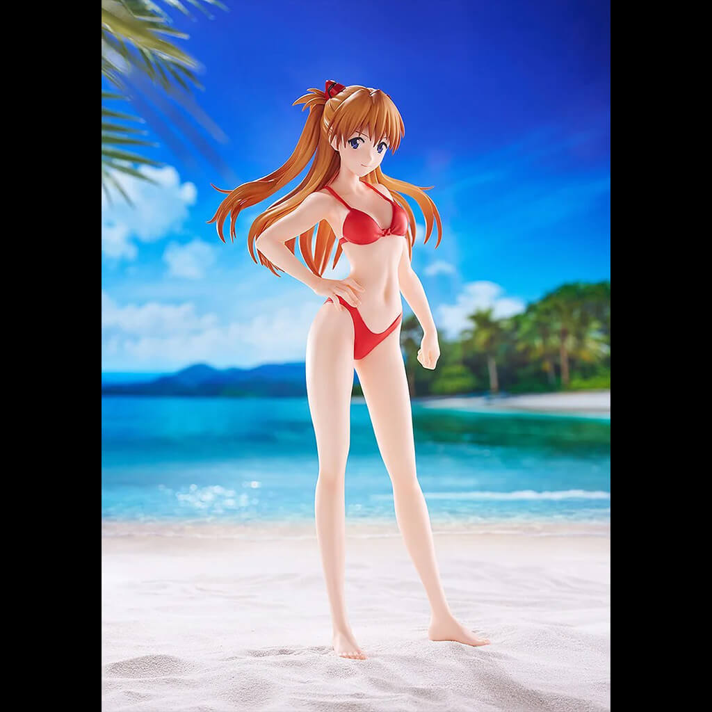 EVANGELION - FIGURA ASUKA LANGLEY SHIKINAMI (BIKINI STYLE VER.) L SIZE POP UP PARADE