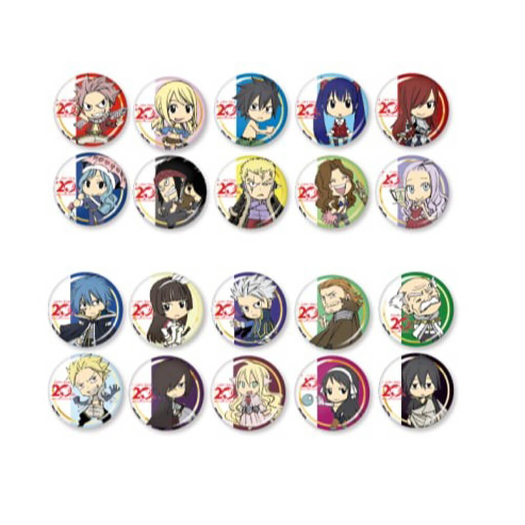 FAIRYTAIL グラフアート バッジ Goodies Badges Ø 4 cm – Fairy Tail | Japandco
