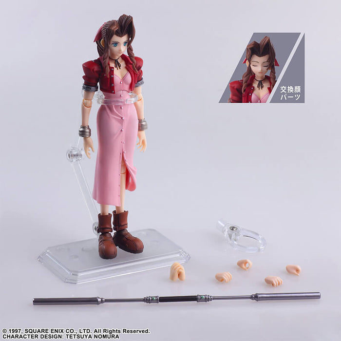 FINAL FANTASY VII &#8211; FIGURINE AERITH GAINSBOROUGH BRING ARTS JAPANDCO 7c