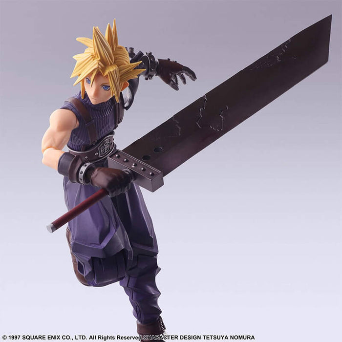 FINAL FANTASY VII &#8211; FIGURINE CLOUD STRIFE BRING ARTS JAPANDCO 7c