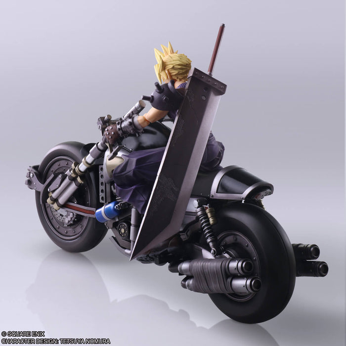 FINAL FANTASY VII - FIGURINE CLOUD STRIFE & HARDY DAYTONA BRING ARTS JAPANDCO 2