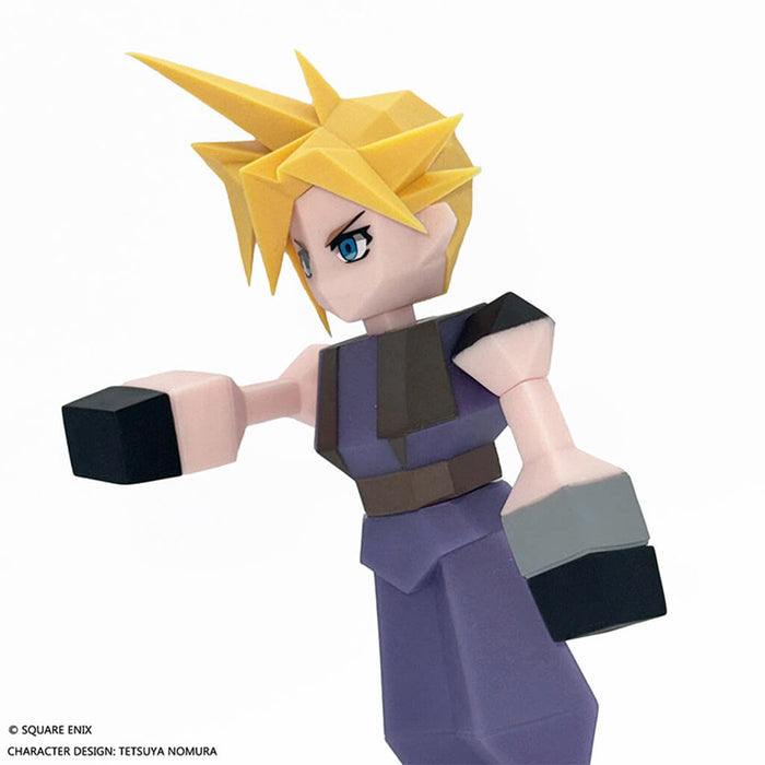 FINAL FANTASY VII &#8211; FIGURINE CLOUD STRIFE POLYGON SOFT VINYL JAPANDCO 5