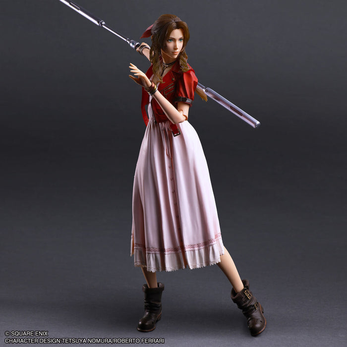 FINAL FANTASY VII REBIRTH - FIGURINE AERITH GAINSBOROUGH PLAY ARTS KAI JAPANDCO 6