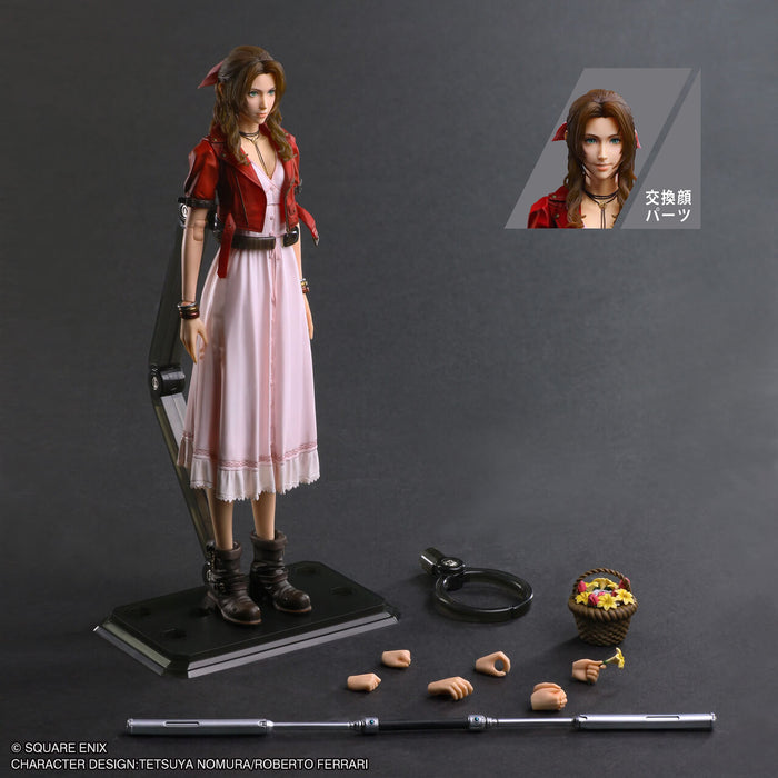 FINAL FANTASY VII REBIRTH - FIGURINE AERITH GAINSBOROUGH PLAY ARTS KAI JAPANDCO 8