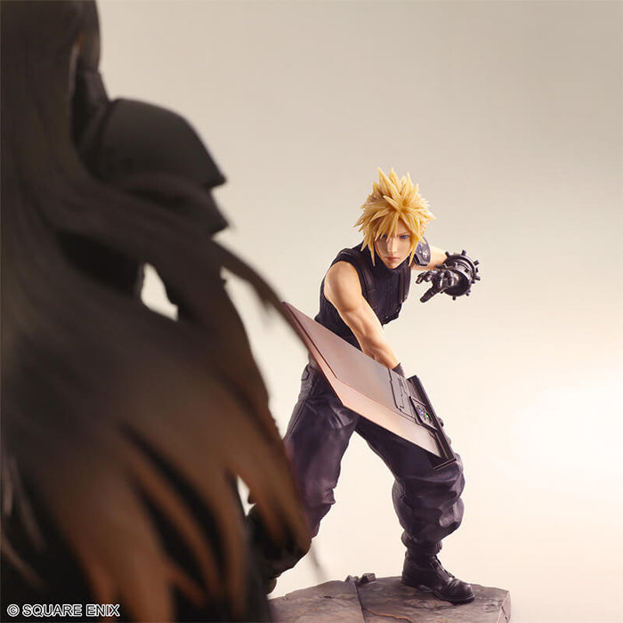 FINAL FANTASY VII REBIRTH - FIGURINE CLOUD STRIFE STATIC ARTS JAPANDCO 5c