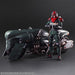 FINAL FANTASY VII REMAKE - FIGURINE ADVANCED BIKE GUARD SHINRA & BIKE PLAY ARTS KAI JAPANDCO 1c