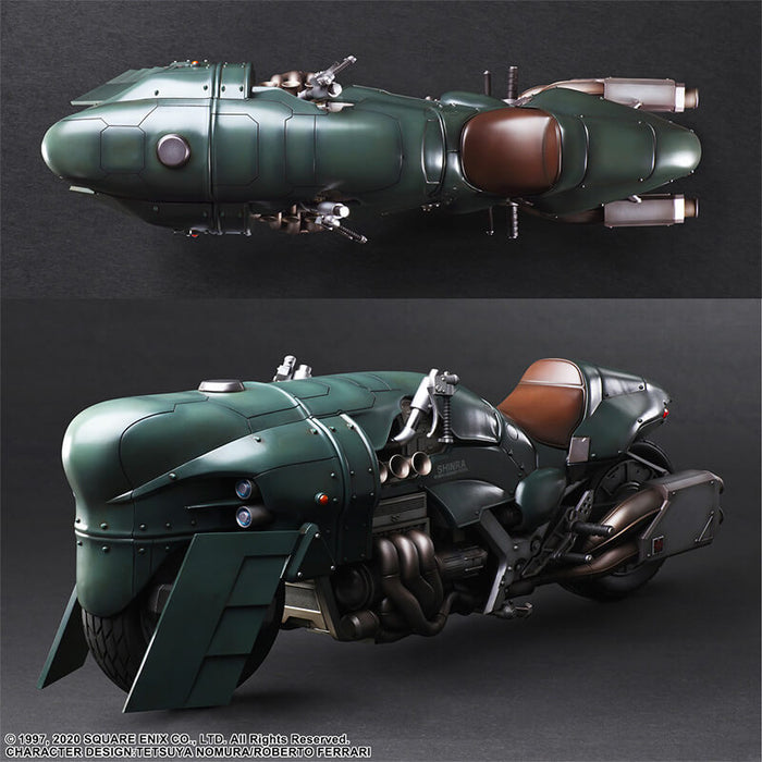 FINAL FANTASY VII REMAKE - FIGURINE ADVANCED BIKE GUARD SHINRA & BIKE PLAY ARTS KAI JAPANDCO 9c