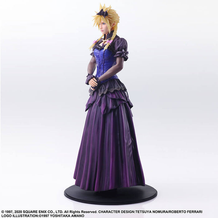 FINAL FANTASY VII REMAKE - FIGURINE CLOUD STRIFE DRESS VER. STATIC ARTS JAPANDCO 4c