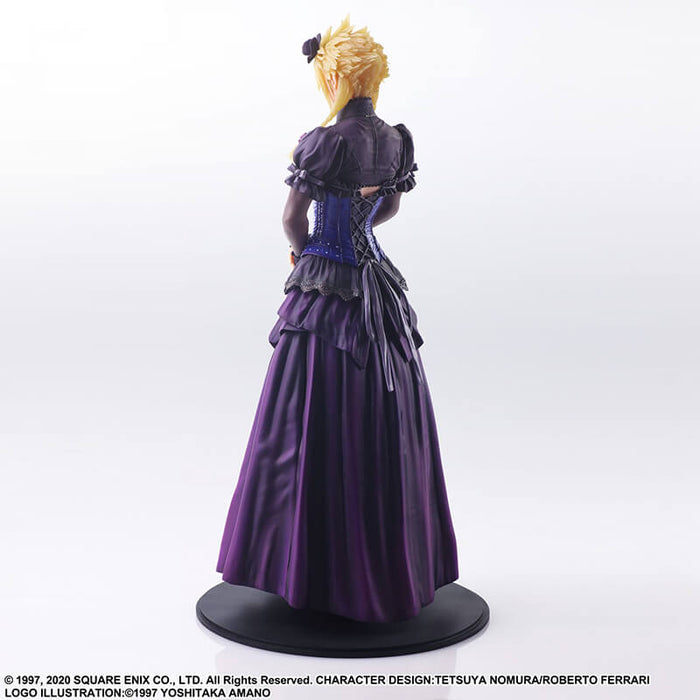 FINAL FANTASY VII REMAKE - FIGURINE CLOUD STRIFE DRESS VER. STATIC ARTS JAPANDCO 5c