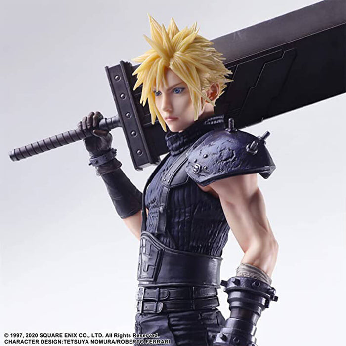 FINAL FANTASY VII REMAKE &#8211; FIGURINE CLOUD STRIFE STATIC ARTS JAPANDCO 2c