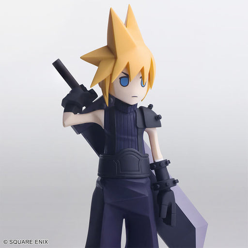 FINAL FANTASY VII REMAKE - FIGURINE CLOUD STRIFE STATIC ARTS MINI JAPANDCO 2c