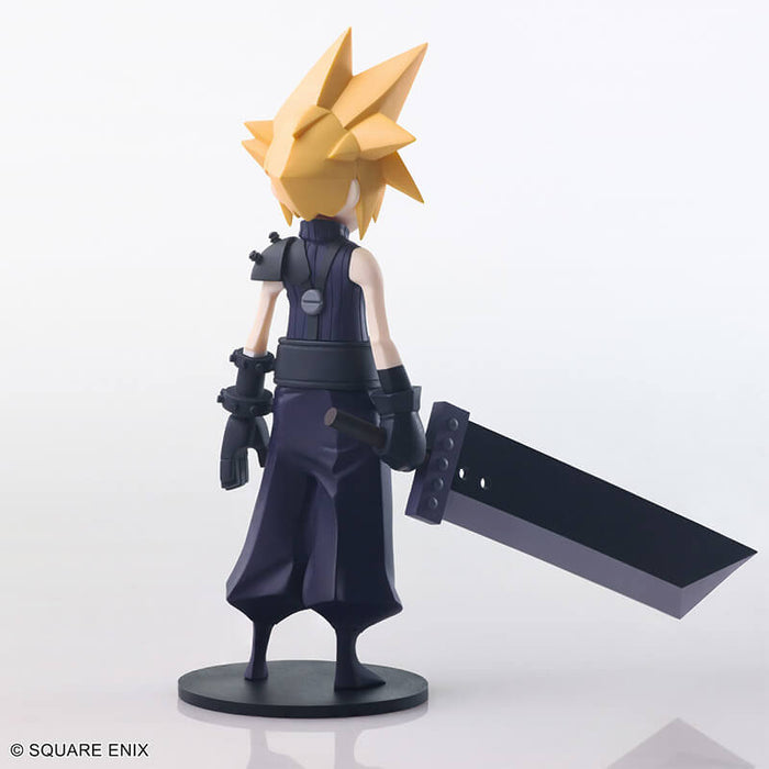 FINAL FANTASY VII REMAKE - FIGURINE CLOUD STRIFE STATIC ARTS MINI JAPANDCO 5c