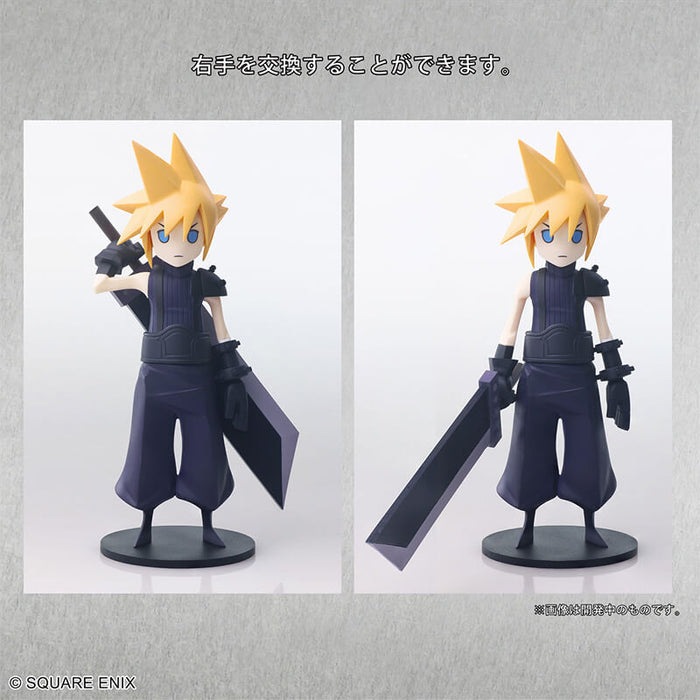 FINAL FANTASY VII REMAKE - FIGURINE CLOUD STRIFE STATIC ARTS MINI JAPANDCO 7c