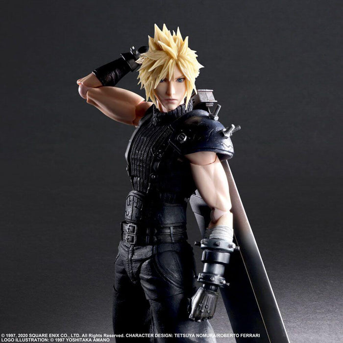 FINAL FANTASY VII REMAKE - FIGURINE CLOUD STRIFE VER.2 PLAY ARTS KAI JAPANDCO 2c