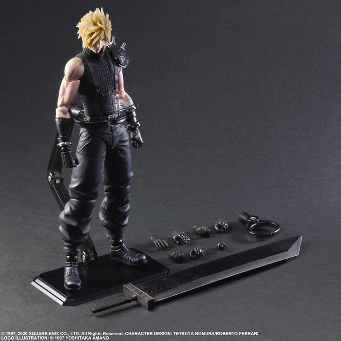 FINAL FANTASY VII REMAKE - FIGURINE CLOUD STRIFE VER.2 PLAY ARTS KAI JAPANDCO 4c