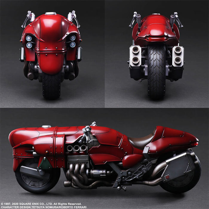 FINAL FANTASY VII REMAKE - FIGURINE ROCHEY & BIKE PLAY ARTS KAI JAPANDCO 12c