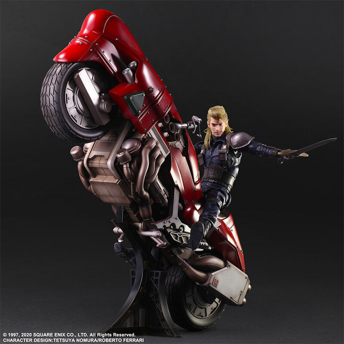 FINAL FANTASY VII REMAKE - FIGURINE ROCHEY & BIKE PLAY ARTS KAI JAPANDCO 2c