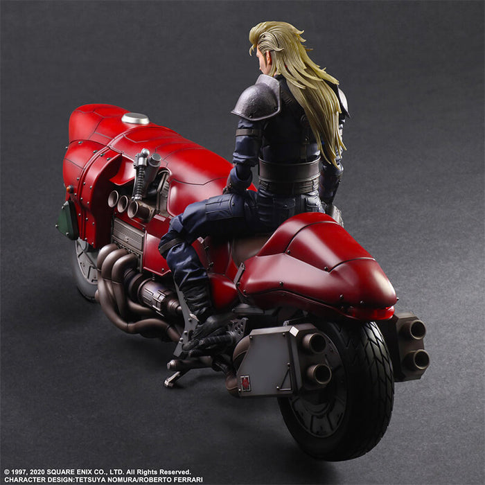 FINAL FANTASY VII REMAKE - FIGURINE ROCHEY & BIKE PLAY ARTS KAI JAPANDCO 4c