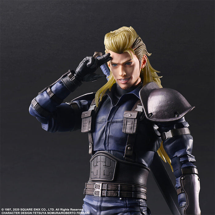 FINAL FANTASY VII REMAKE - FIGURINE ROCHEY & BIKE PLAY ARTS KAI JAPANDCO 8c