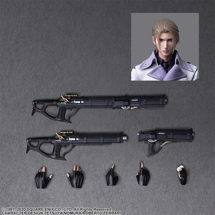 FINAL FANTASY VII REMAKE &#8211; FIGURINE RUFUS SHINRA PLAY ARTS KAI JAPANDCO 8c