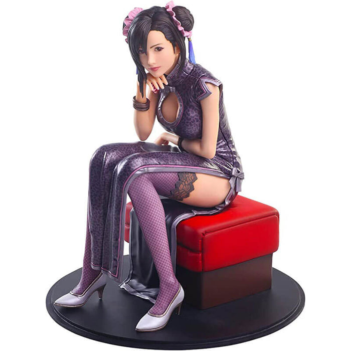 FINAL FANTASY VII REMAKE - FIGURINE TIFA LOCKHART FIGHTER DRESS VER. STATIC ARTS JAPANDCO 1c