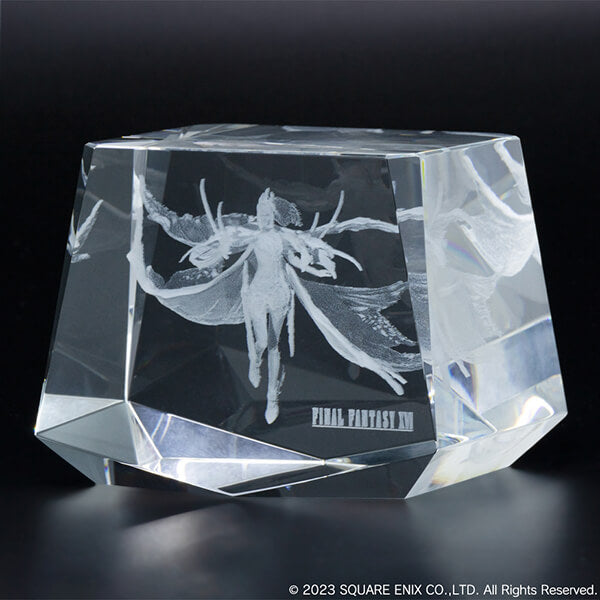 FINAL FANTASY XVI - VERRE DE CRISTAL GRAVE AU LASER SHIVA JAPANDCO 2c