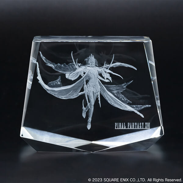 FINAL FANTASY XVI - VERRE DE CRISTAL GRAVE AU LASER SHIVA JAPANDCO 3c