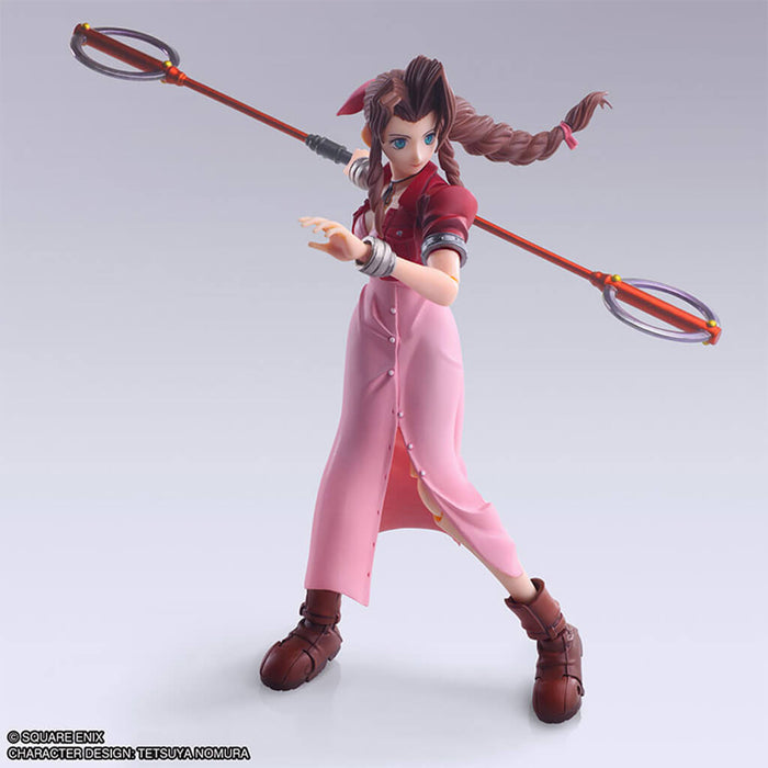 FINAL FANTASY VII - FIGURINE AERITH GAINSBOROUGH (MITHRIL VER.) BRING ARTS