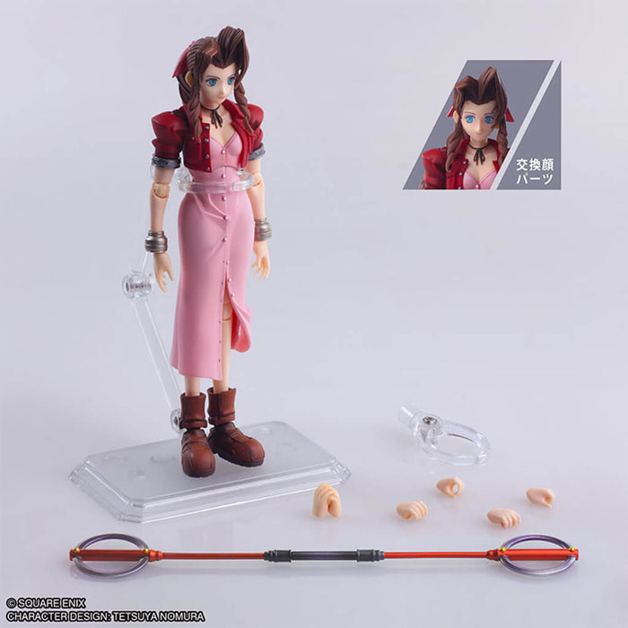 FINAL FANTASY VII - FIGURINE AERITH GAINSBOROUGH (MITHRIL VER.) BRING ARTS