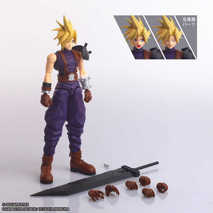 FINAL FANTASY VII - FIGURINE CLOUD STRIFE STRUCTURE ARTS