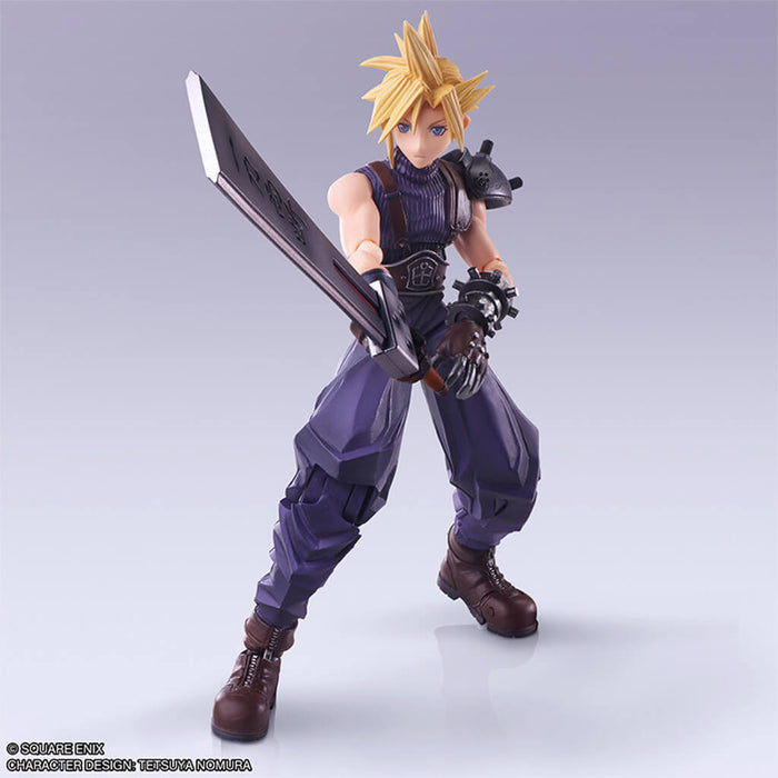 FINAL FANTASY VII - FIGURINE CLOUD STRIFE (HARDBREAKER VER.) BRING ARTS