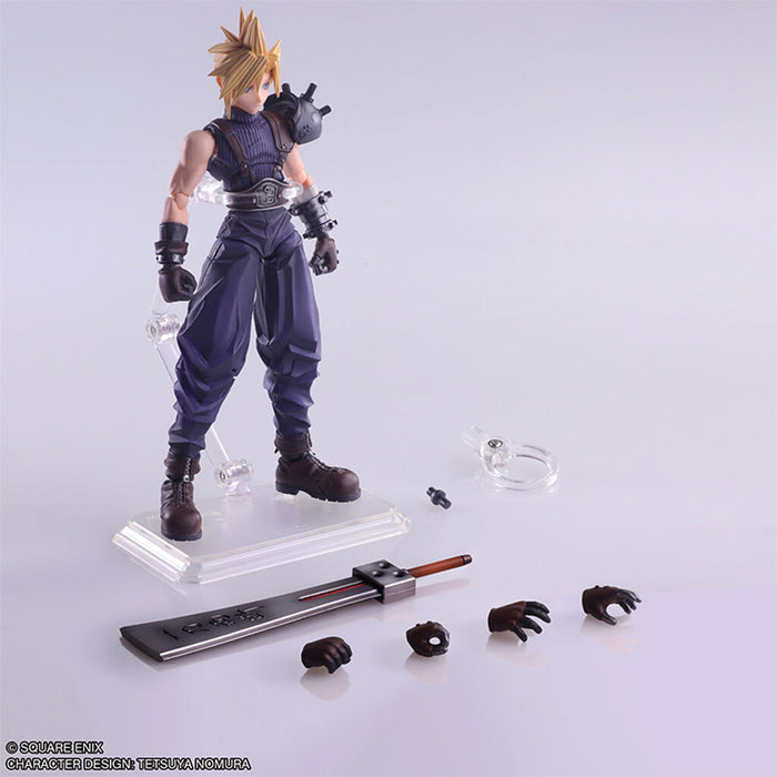 FINAL FANTASY VII - FIGURINE CLOUD STRIFE (HARDBREAKER VER.) BRING ARTS