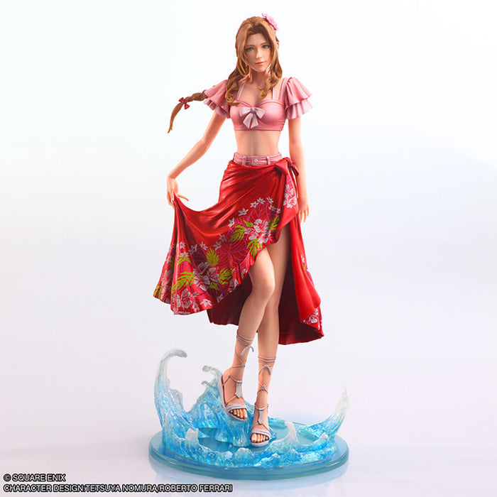 FINAL FANTASY VII REBIRTH - FIGURA DE AERITH GAINSBOROUGH (VERSIÓN EN TRAJE DE BAÑO) STATIC ARTS