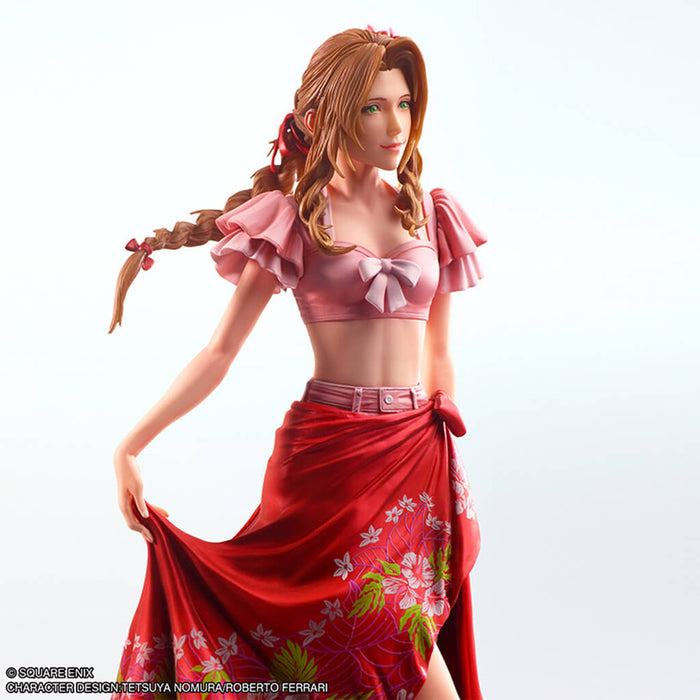 FINAL FANTASY VII REBIRTH - FIGURA DE AERITH GAINSBOROUGH (VERSIÓN EN TRAJE DE BAÑO) STATIC ARTS