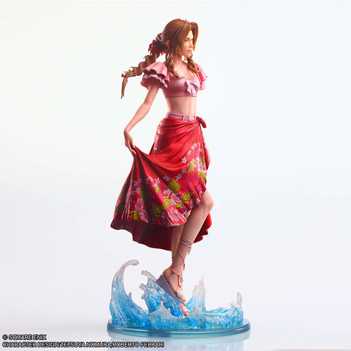 FINAL FANTASY VII REBIRTH - FIGURA DE AERITH GAINSBOROUGH (VERSIÓN EN TRAJE DE BAÑO) STATIC ARTS