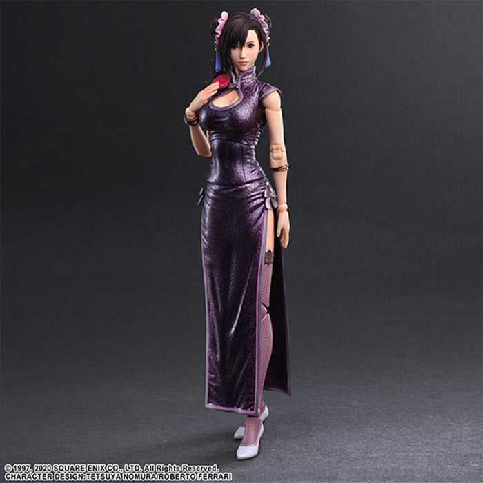 FINAL FANTASY VII REMAKE - FIGURINE TIFA LOCKHART (FIGHTER DRESS VER.) PLAY ARTS KAI