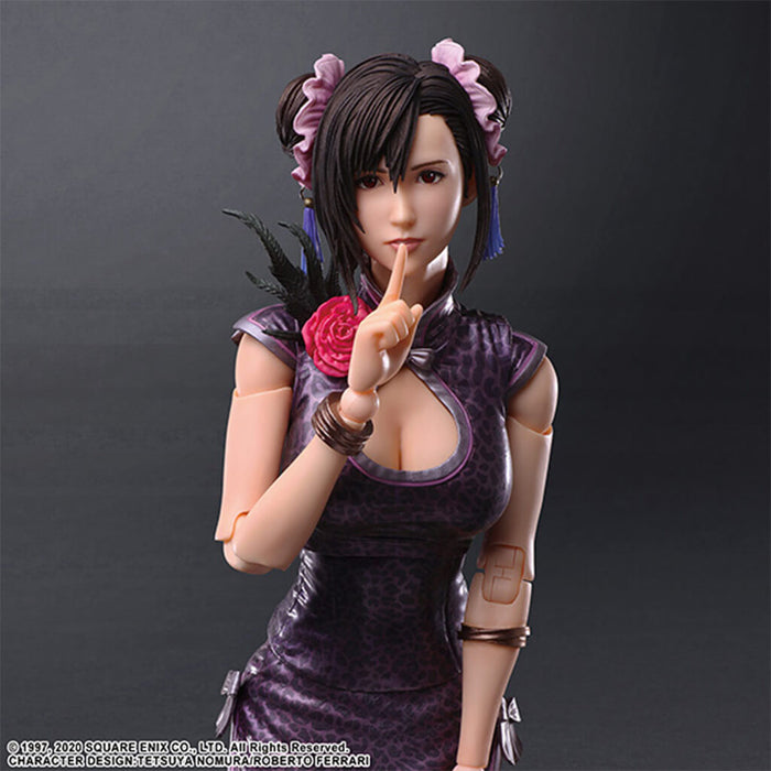 FINAL FANTASY VII REMAKE - FIGURINE TIFA LOCKHART (FIGHTER DRESS VER.) PLAY ARTS KAI