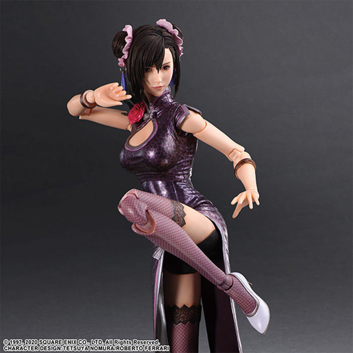 FINAL FANTASY VII REMAKE - FIGURINE TIFA LOCKHART (FIGHTER DRESS VER.) PLAY ARTS KAI