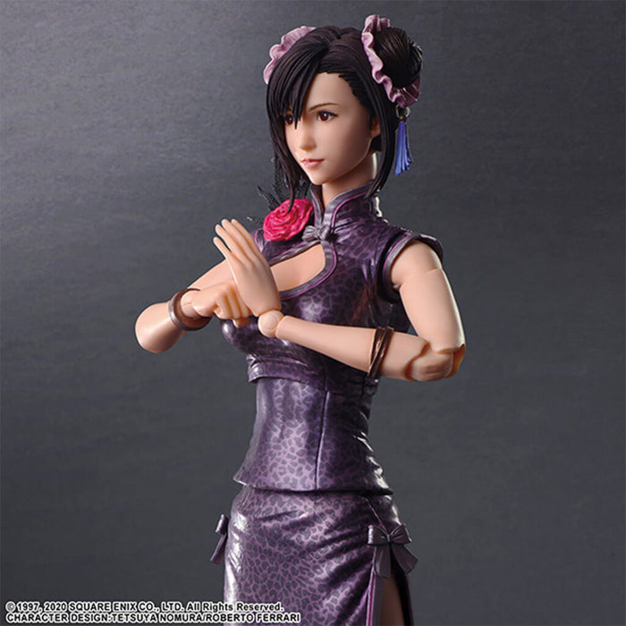 FINAL FANTASY VII REMAKE - FIGURINE TIFA LOCKHART (FIGHTER DRESS VER.) PLAY ARTS KAI