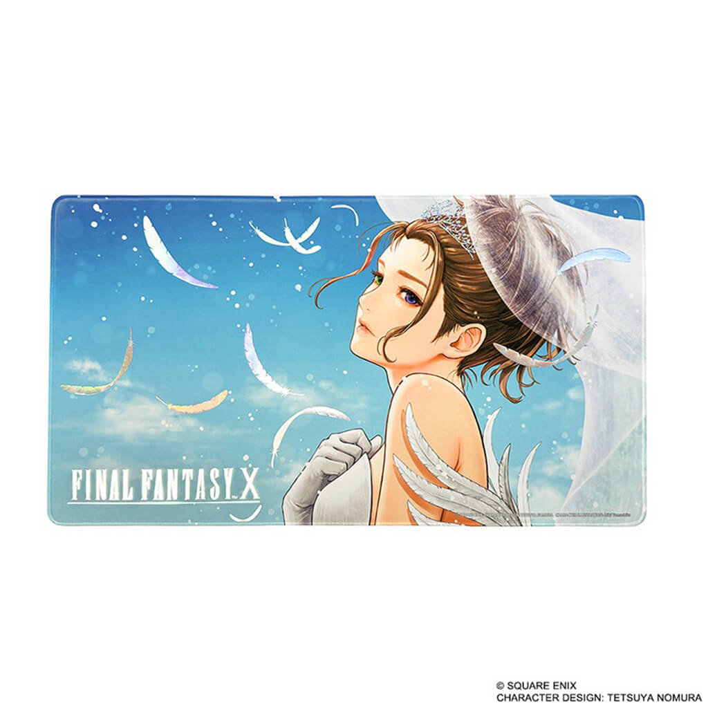 FINAL FANTASY X - PLAYMAT YUNA WEDDING DRESS FOIL STAMPED VERSION