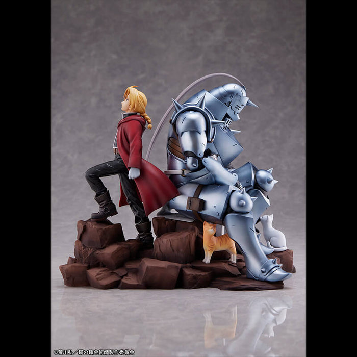 FULLMETAL ALCHEMIST BROTHERHOOD &#8211; FIGURINE EDWARD ELRIC &#038; ALPHONSE ELRIC BROTHERS JAPANDCO 3c