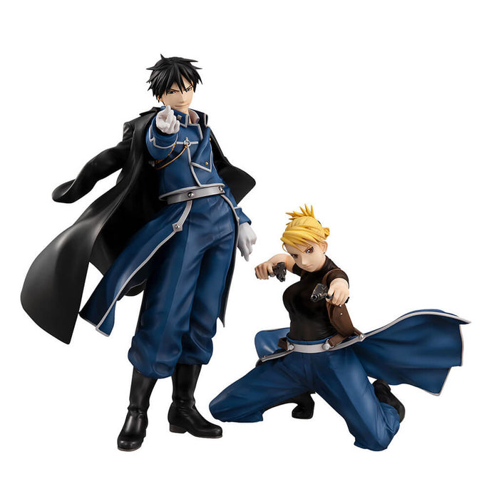 FULLMETAL ALCHEMIST - FIGURAS DE LA SERIE PRECIOUS GEM DE ROY MUSTANG Y RIZA HAWKEYE