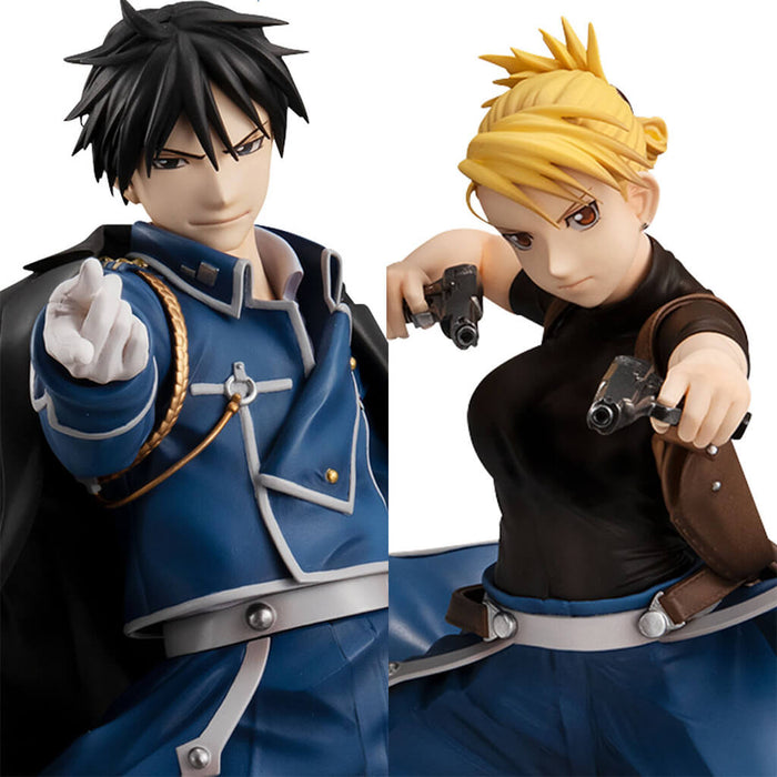 FULLMETAL ALCHEMIST - FIGURAS DE LA SERIE PRECIOUS GEM DE ROY MUSTANG Y RIZA HAWKEYE