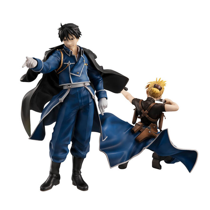 FULLMETAL ALCHEMIST - FIGURAS DE LA SERIE PRECIOUS GEM DE ROY MUSTANG Y RIZA HAWKEYE