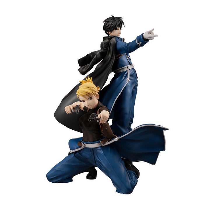 FULLMETAL ALCHEMIST - FIGURAS DE LA SERIE PRECIOUS GEM DE ROY MUSTANG Y RIZA HAWKEYE