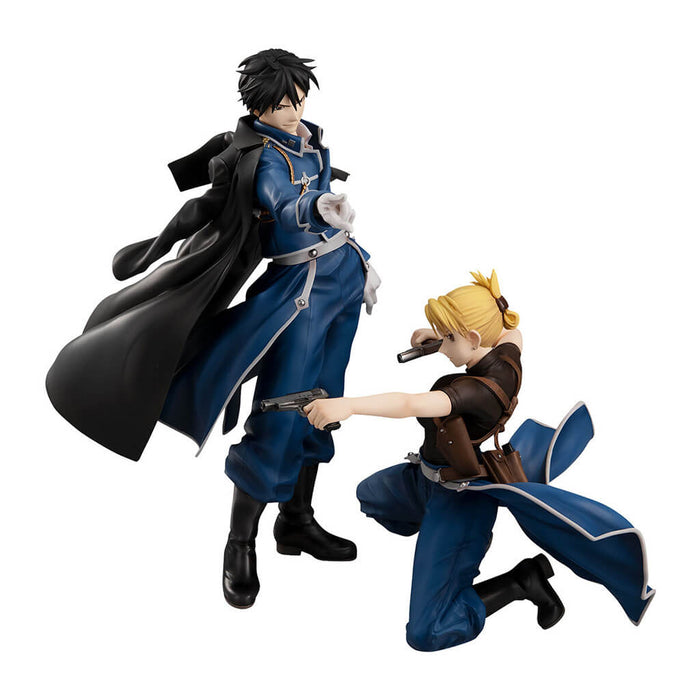 FULLMETAL ALCHEMIST - FIGURAS DE LA SERIE PRECIOUS GEM DE ROY MUSTANG Y RIZA HAWKEYE