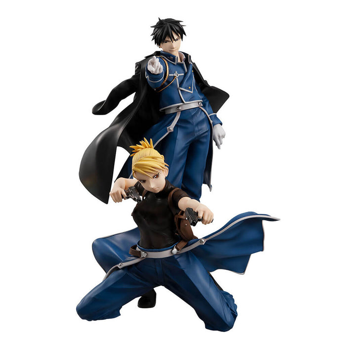 FULLMETAL ALCHEMIST - FIGURAS DE LA SERIE PRECIOUS GEM DE ROY MUSTANG Y RIZA HAWKEYE